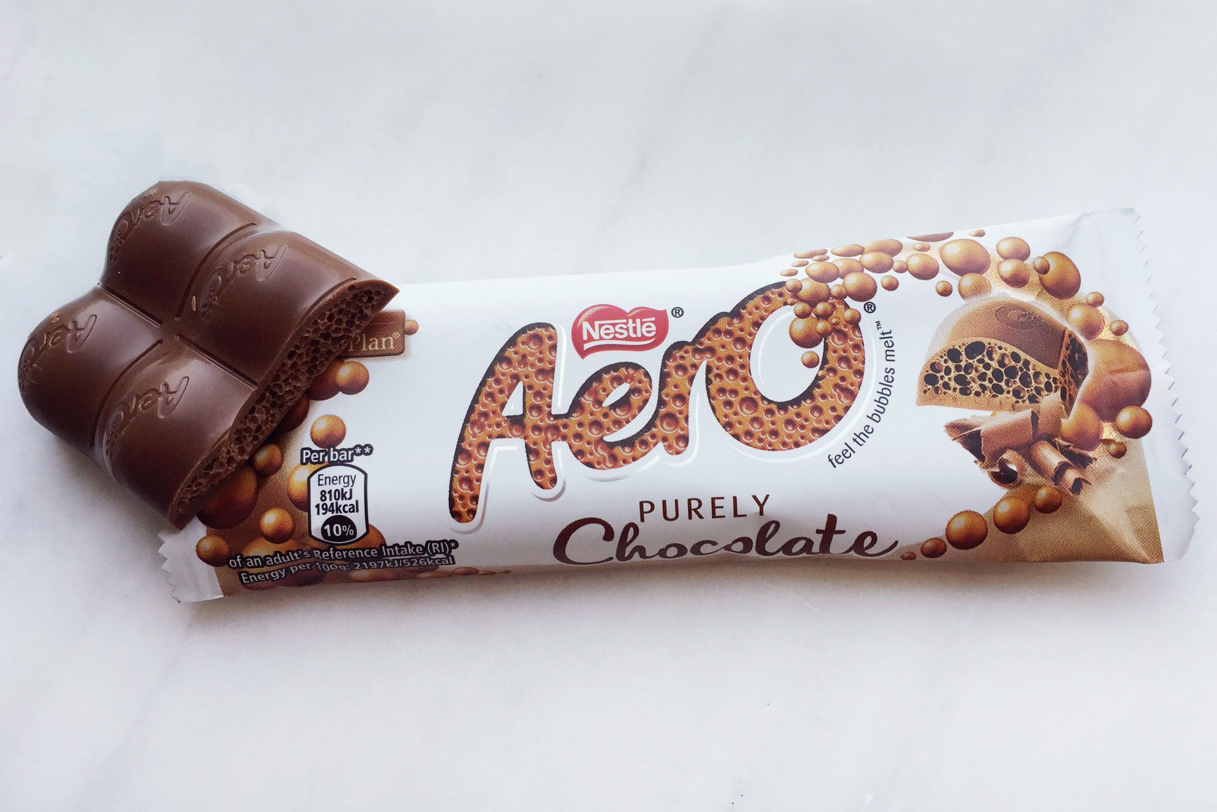 Aero Bar on a marble surface