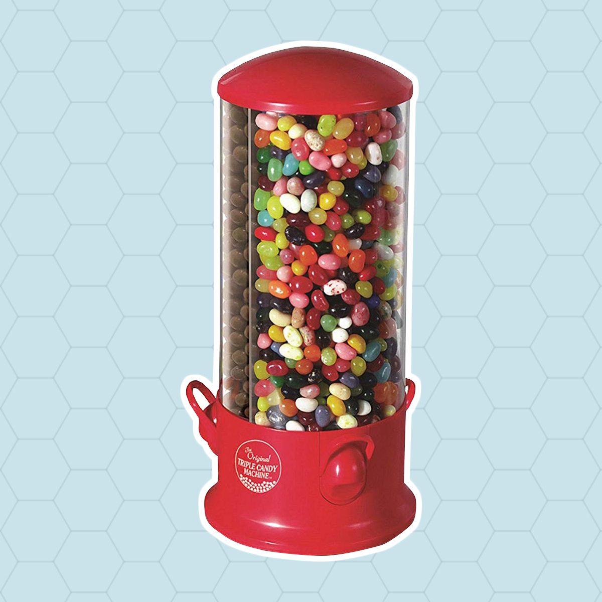 Handy Gourmet JB6662 Cand Candy Dispenser, 5.75 x 12.00 x 5.75, Red
