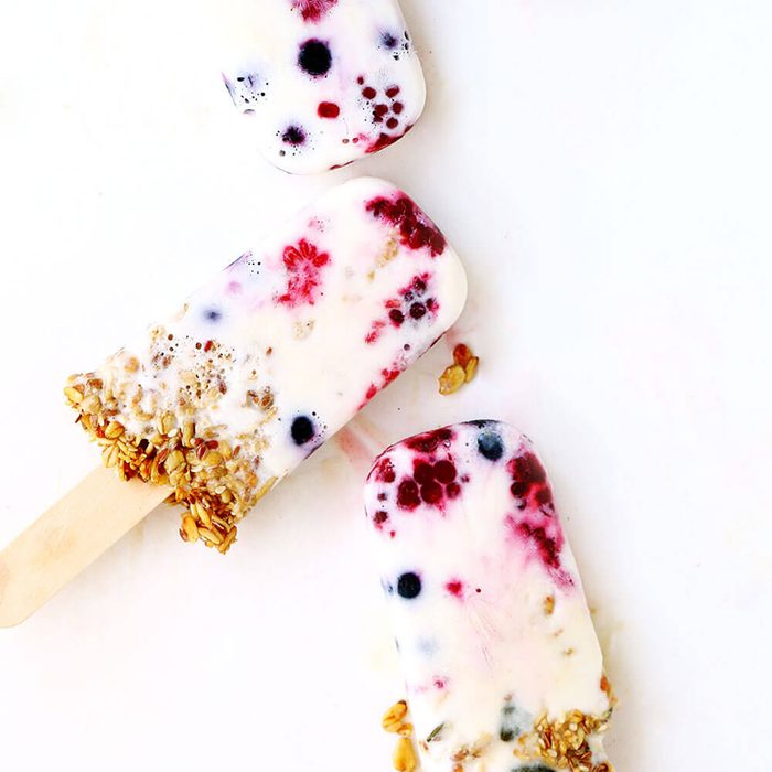 Breakfast popsicles