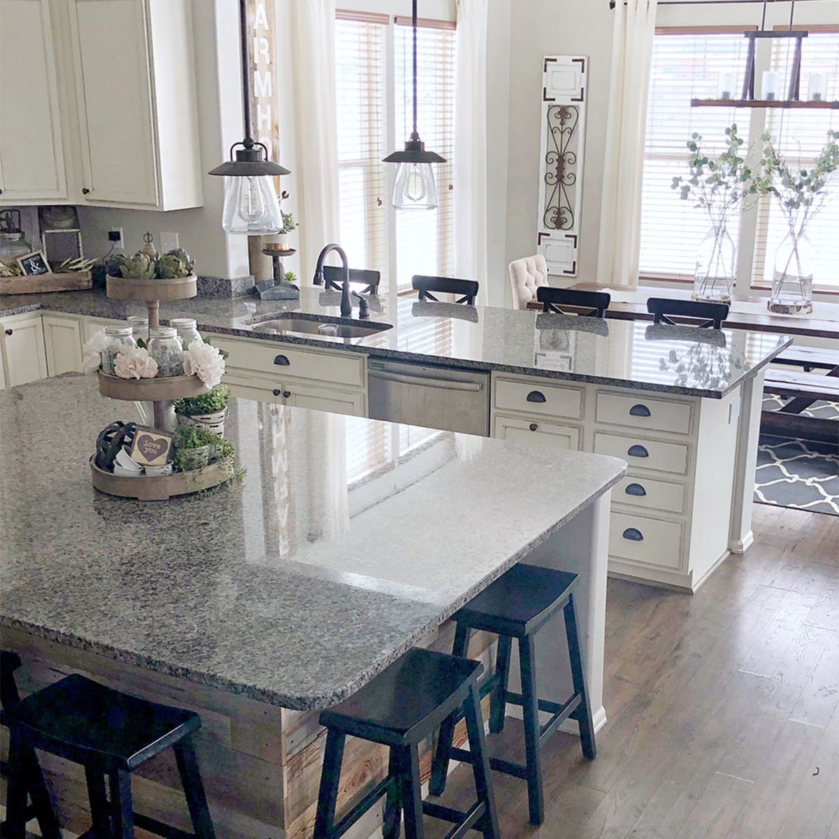 Huge open kitchen