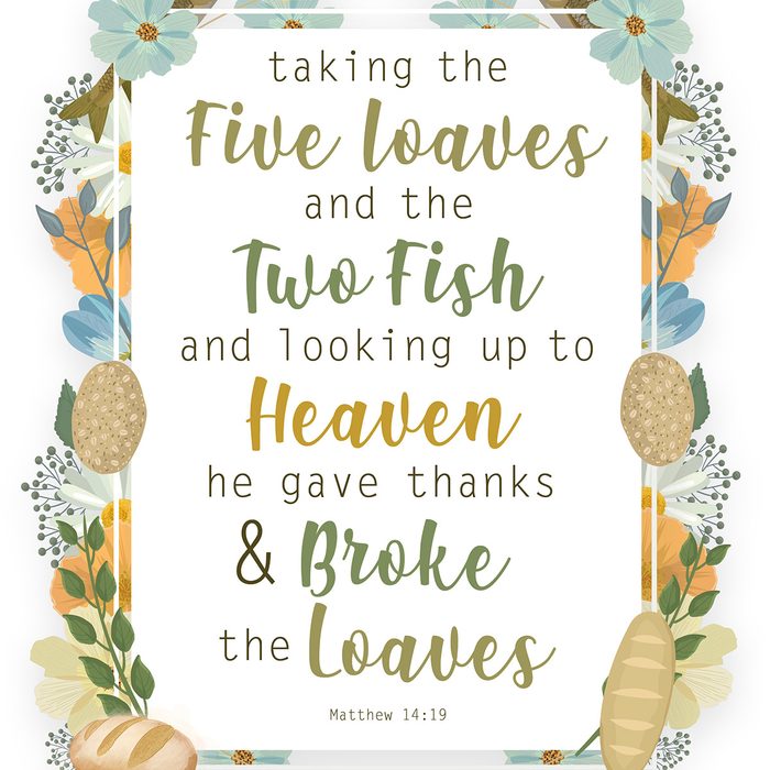 Matthew 14:19