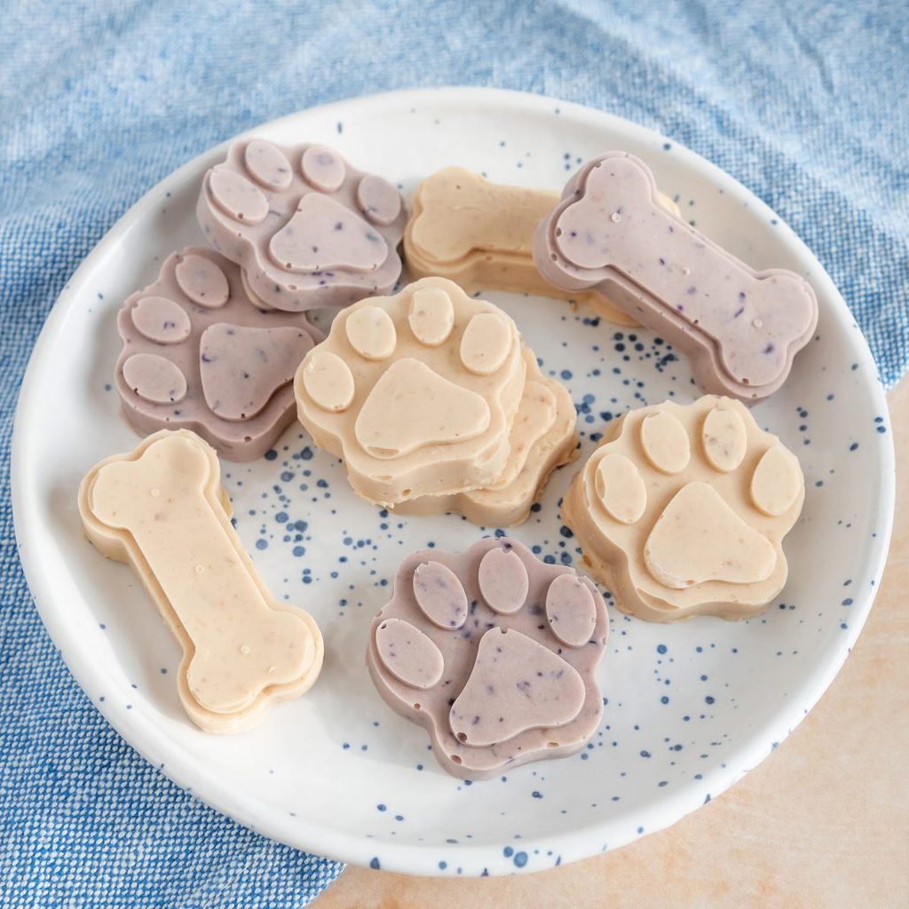 Peanut Butter Frozen Dog Treats