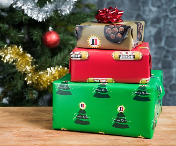 Jimmy Dean wrapping paper