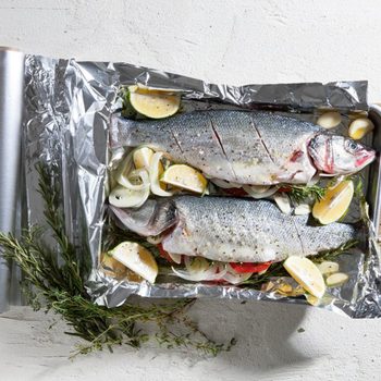 Fish in foil