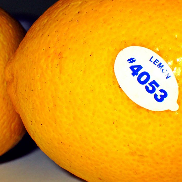 Produce sticker