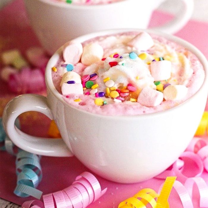 Unicorn hot cocoa