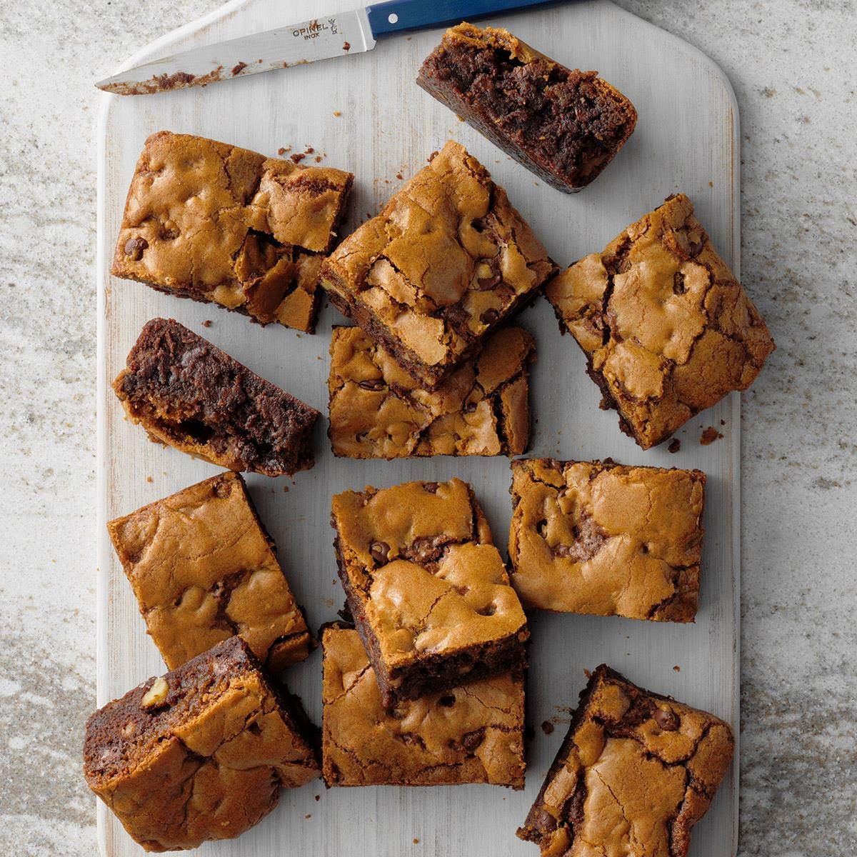 Chocolate chip cookie brownies