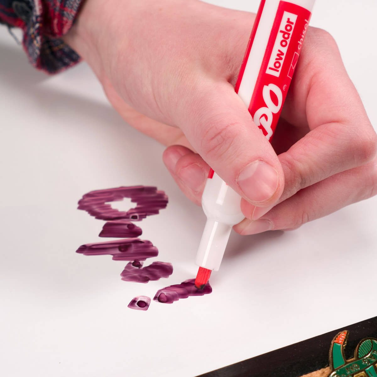 Drawing "oops!" in dry erase maker