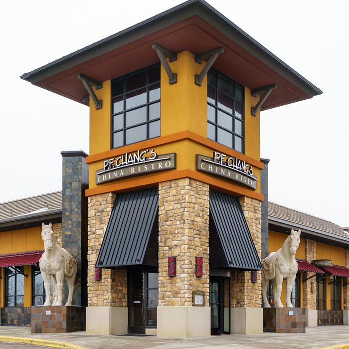 P.F. Chang China Bistro exterior. P. F. Chang's is an Asian-themed US casual dining restaurant chain.