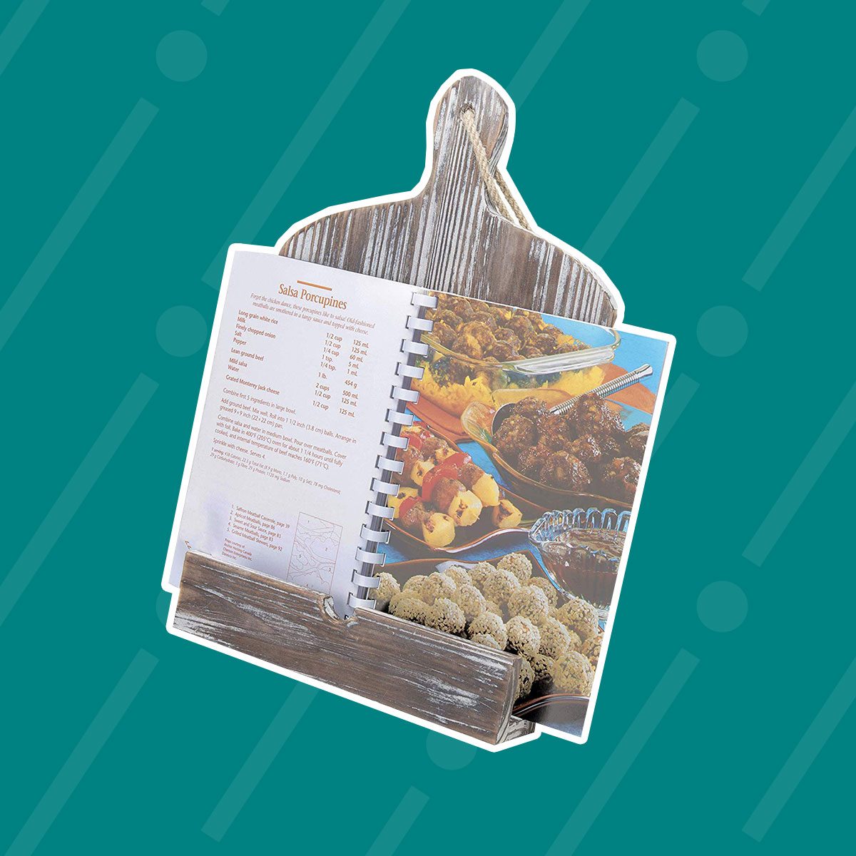 Rustic Cookbook Holder