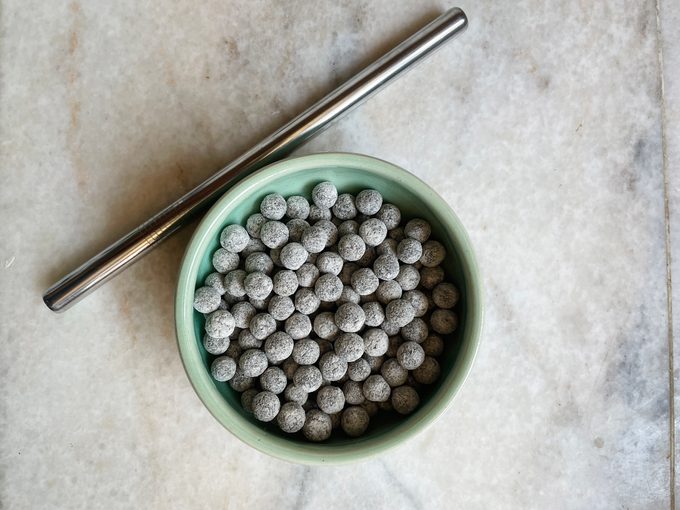 Prepped Tapioca Pearls for bubble tea