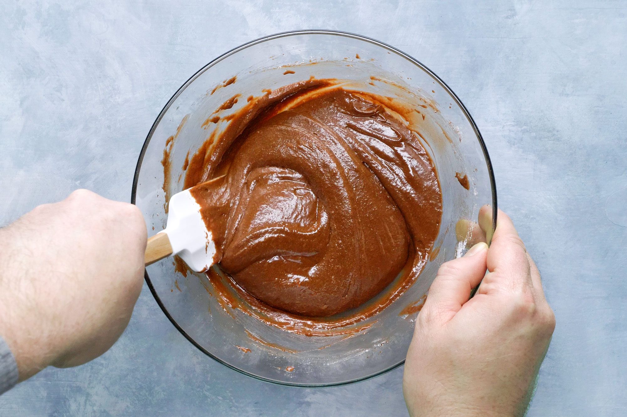 stir ingredients in bowl
