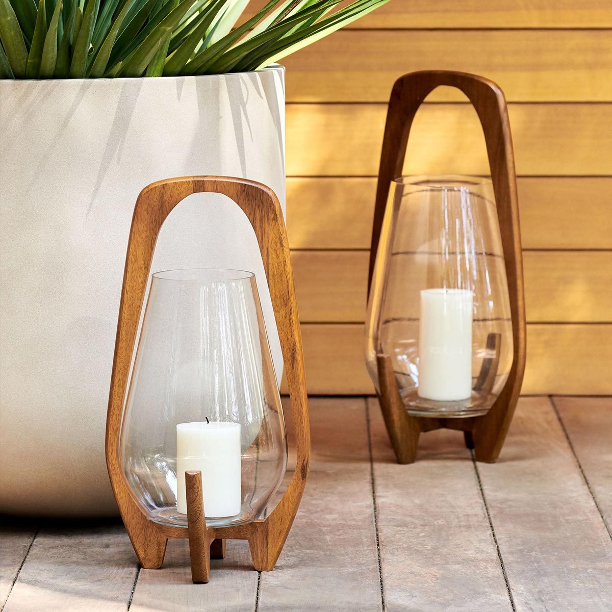 Decorative Wood Lanterns
