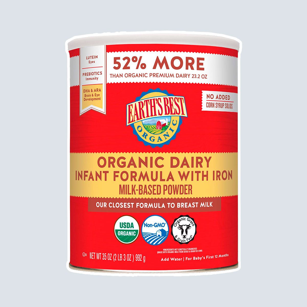 Earth's Best Organic Infant Formula