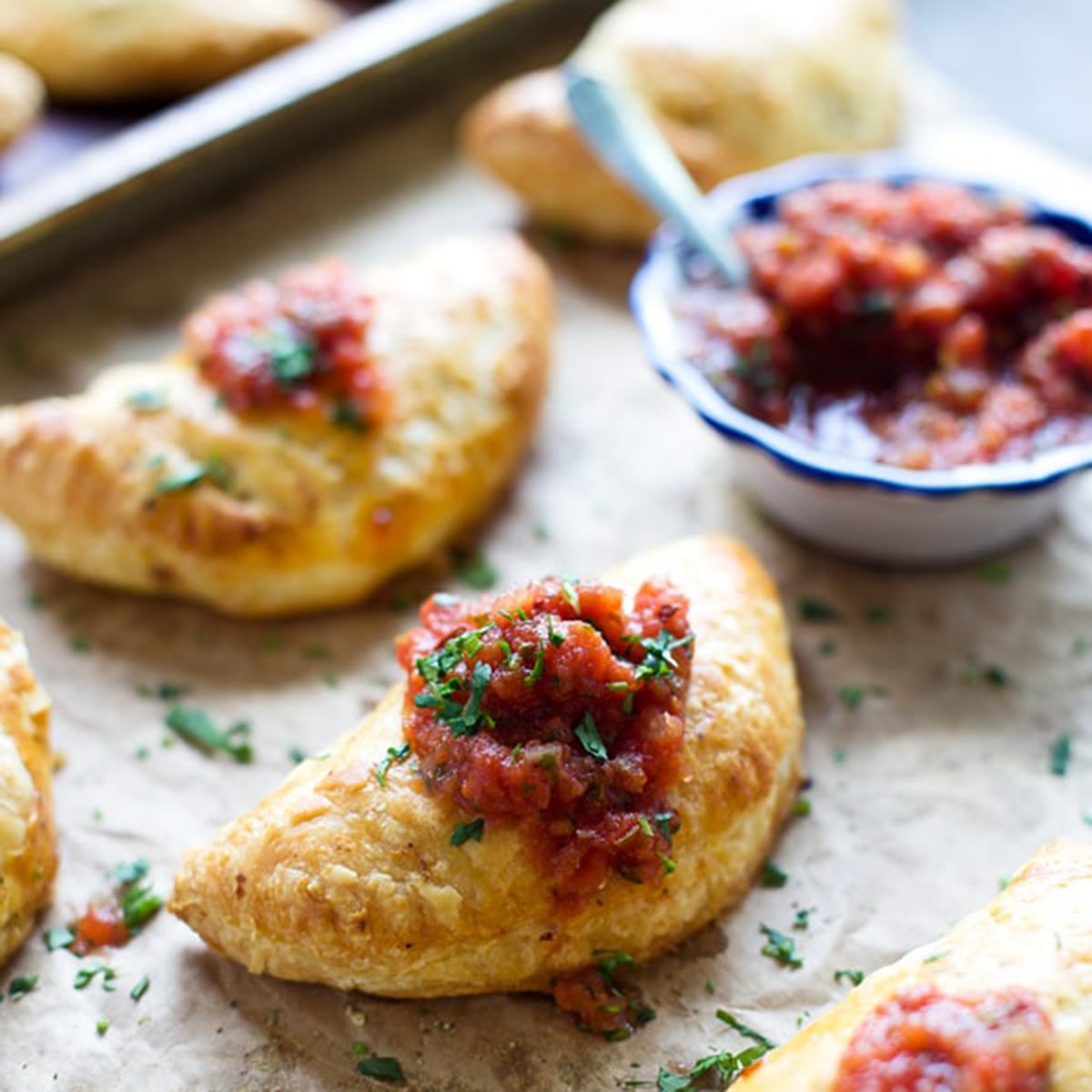 CREAMY JALAPEÑO CHICKEN EMPANADAS