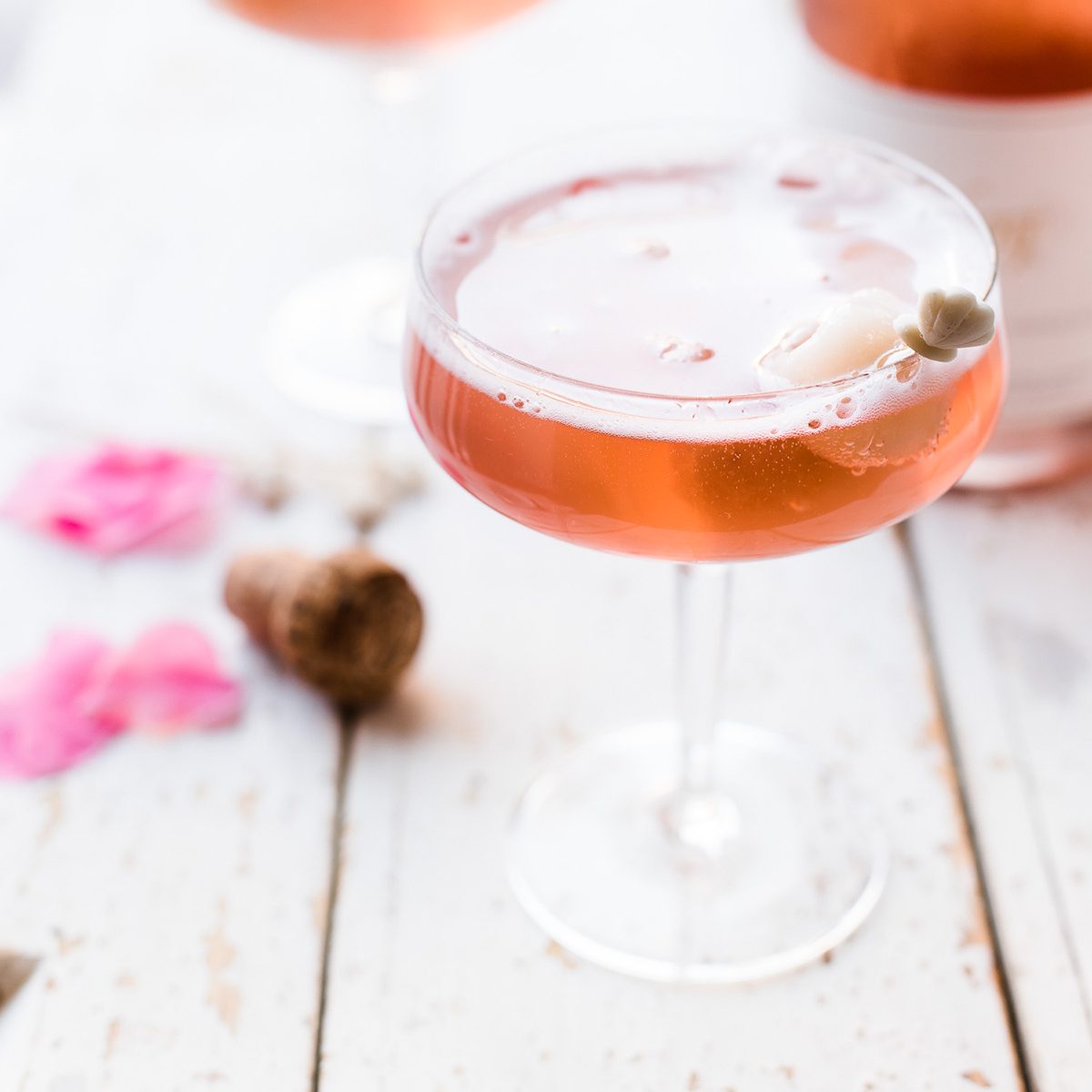 Lychee Rose Mimosas