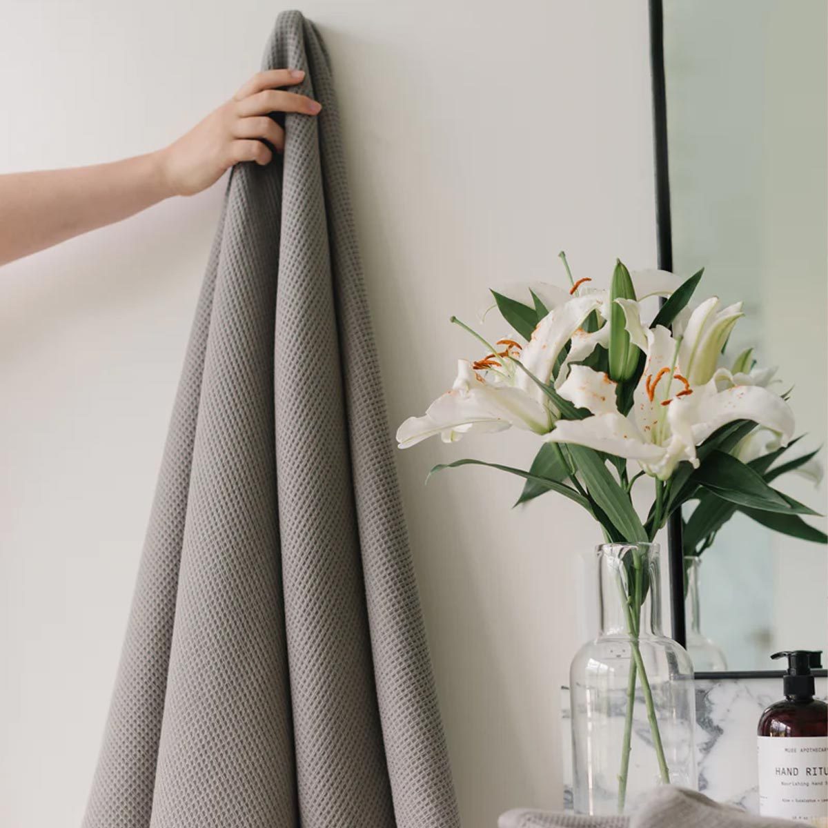 Waffle Bath Towels