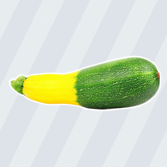Hybrid green golden zucchini