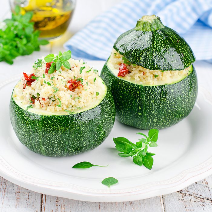 Zucchinis the stuffed Couscous