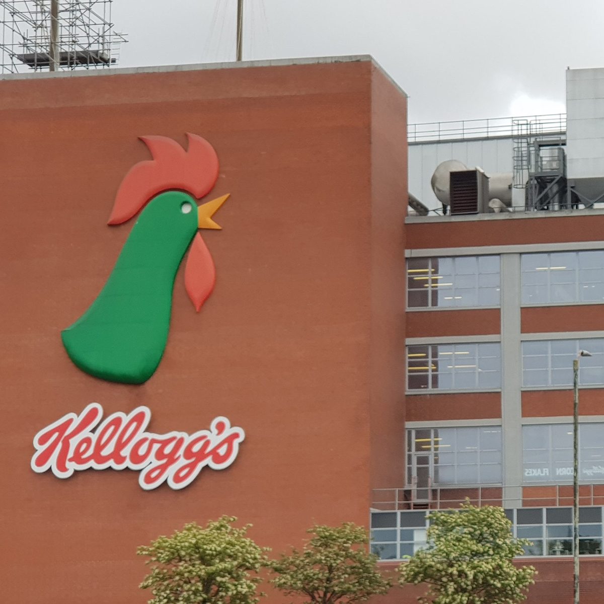 Kellogg's factory building.