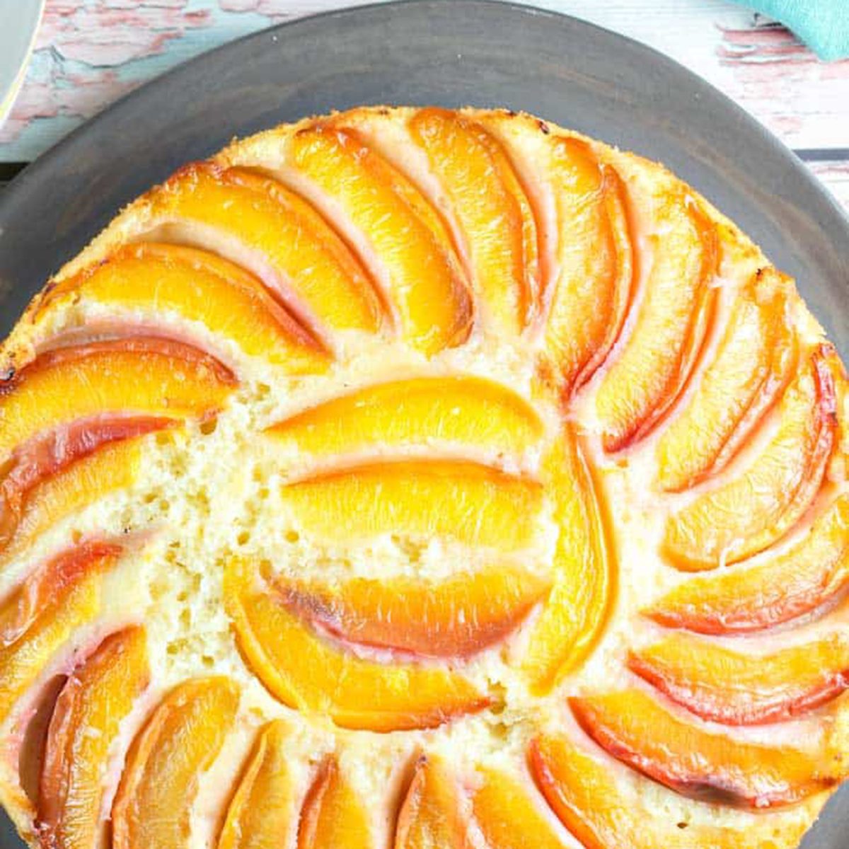 Nectarine Upside-Down Cake