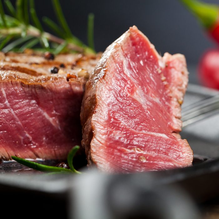 Fresh grilled meat.