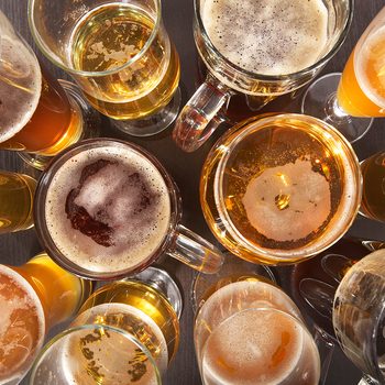 Many different beer glasses with beer from all over the world; Shutterstock ID 411234307; Job (TFH, TOH, RD, BNB, CWM, CM): Taste of Home