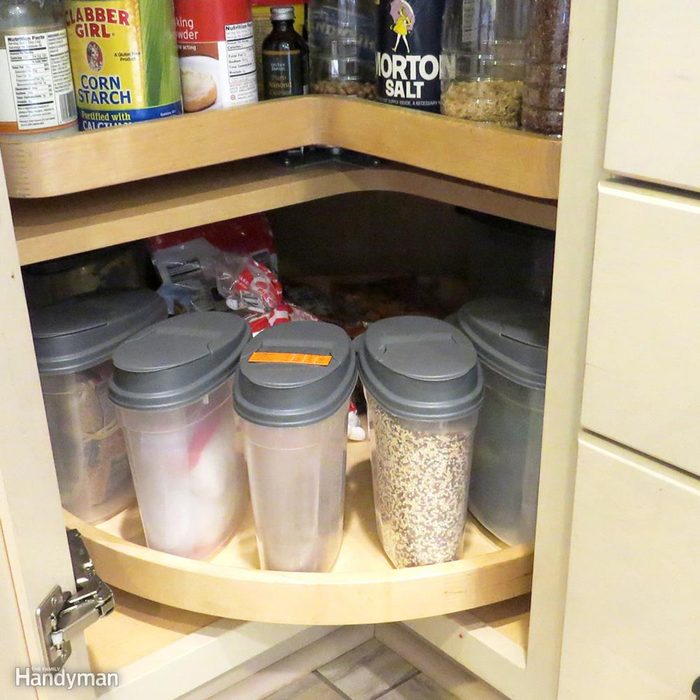 Use the Whole Corner Cabinet