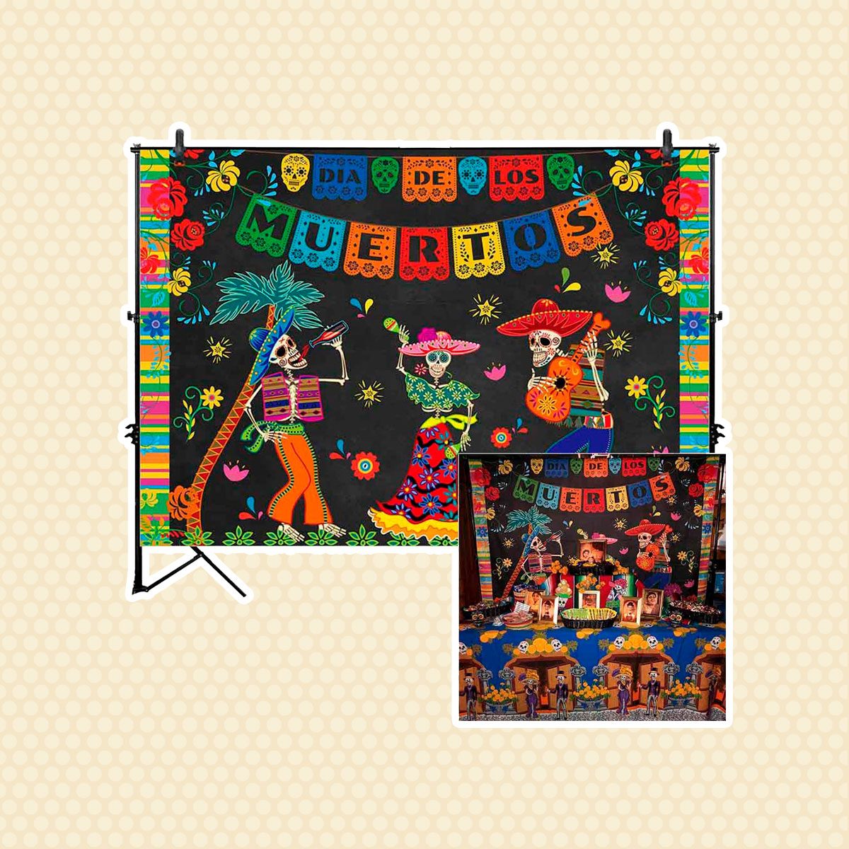 Day of the Dead Backdrop