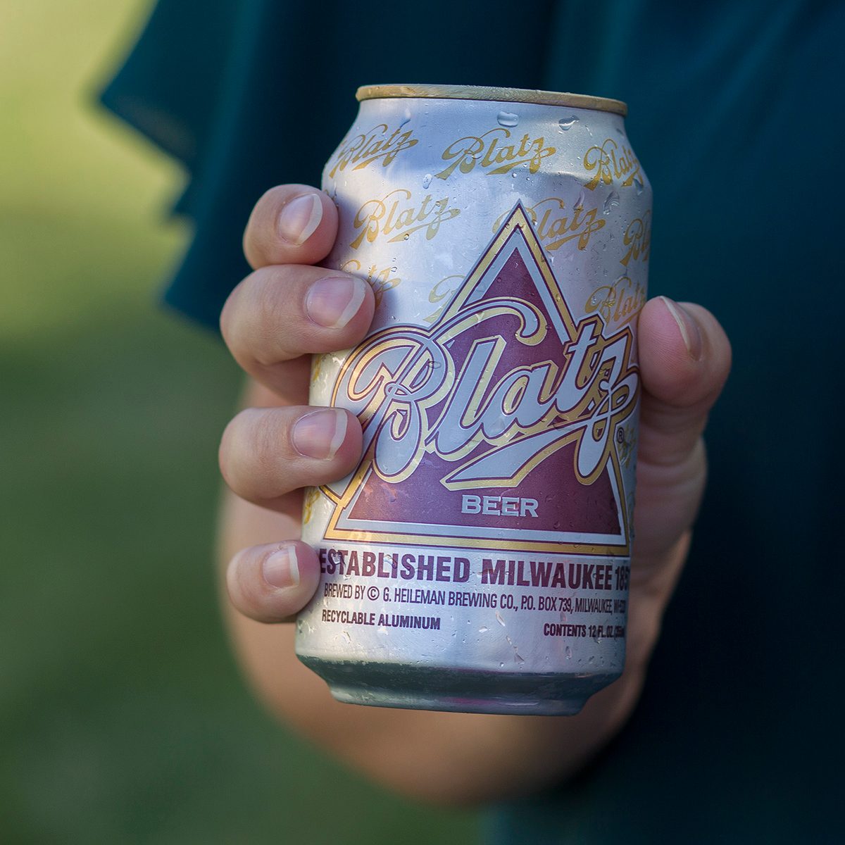 Can of Blatz beer