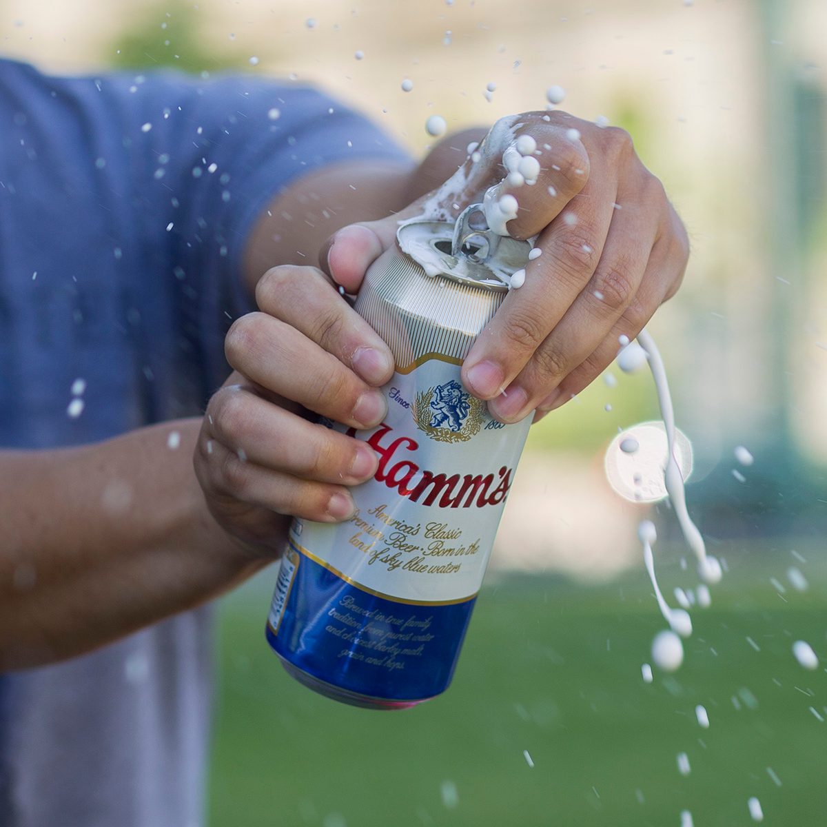 Can of Hamm's beer