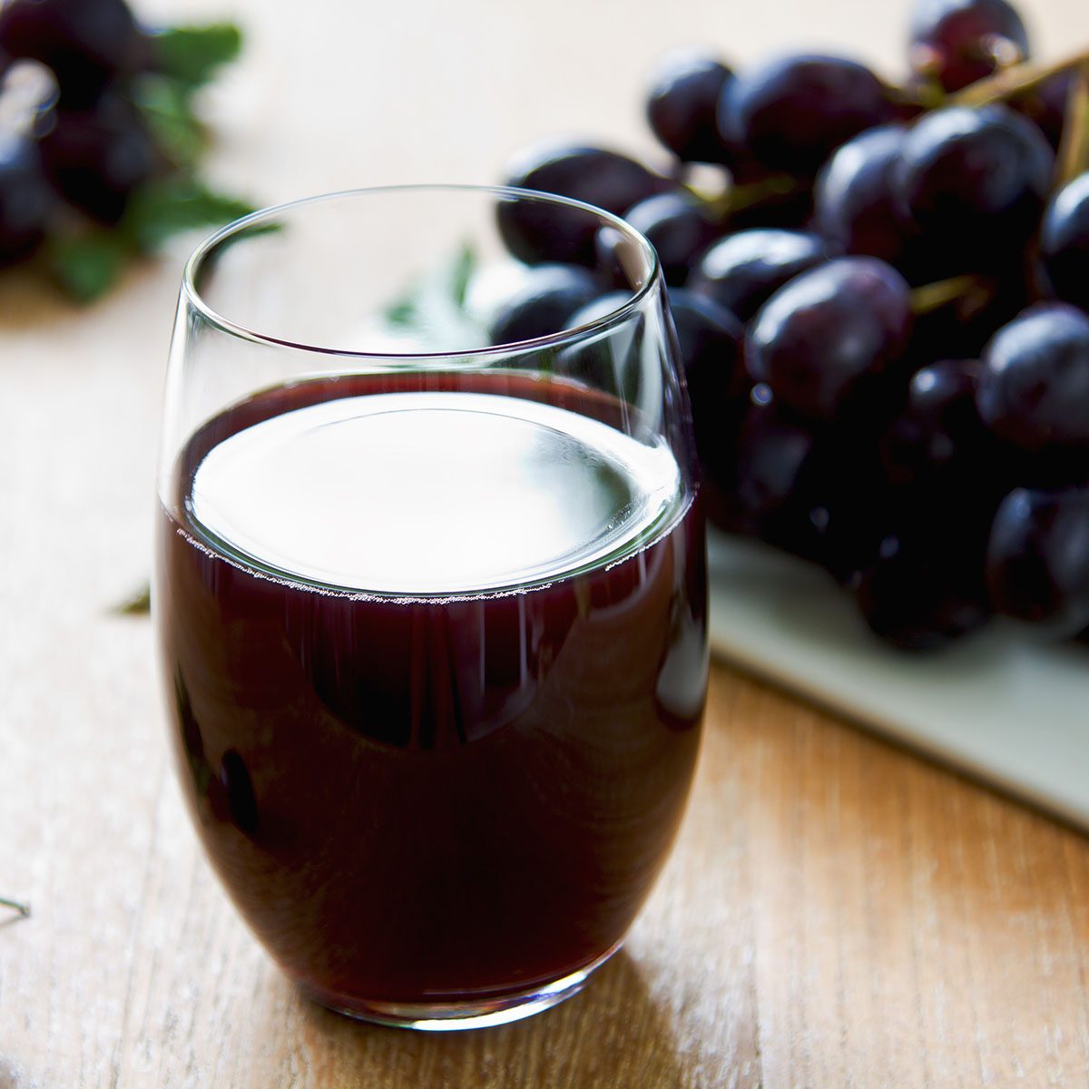 Fresh Grape juice by some Grape vines