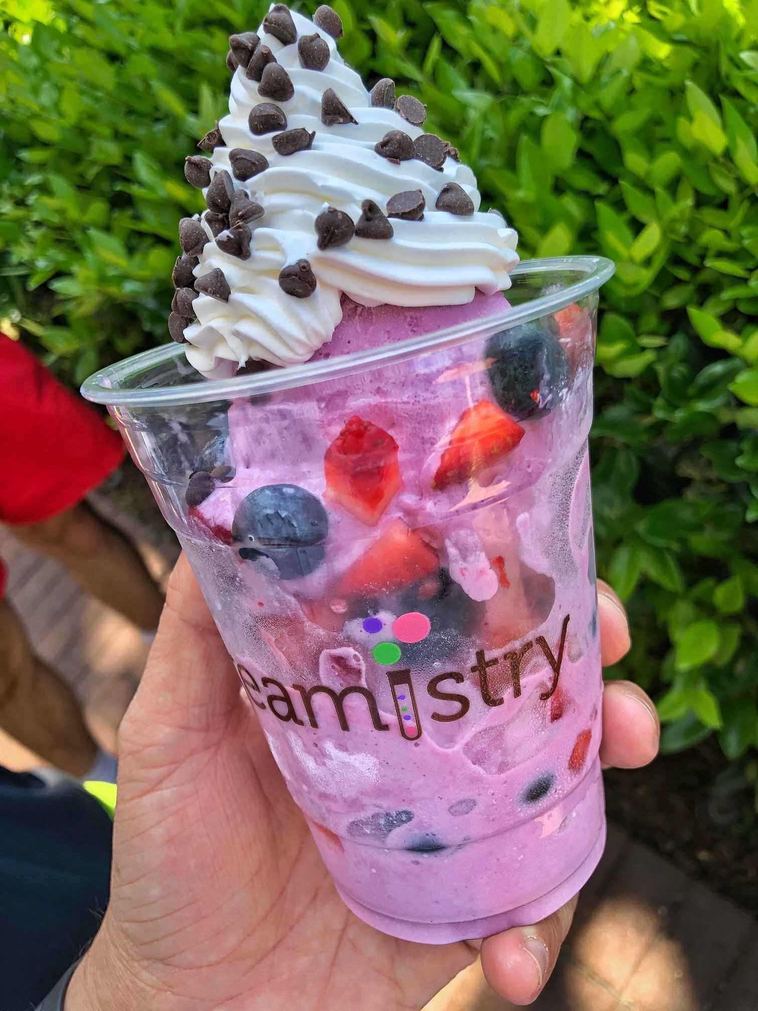 Fourth kind of chocolate ice cream sundae