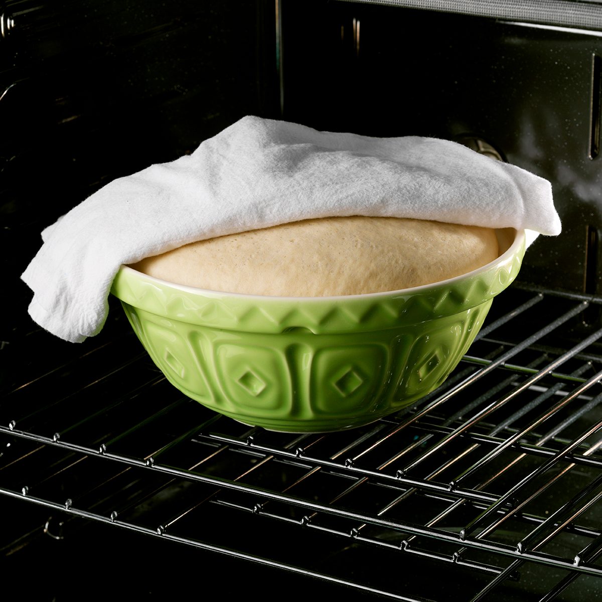 Risen Dough in bowl