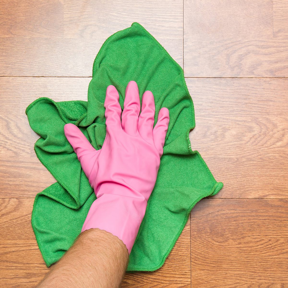 scrubbing hard wood floors by hand