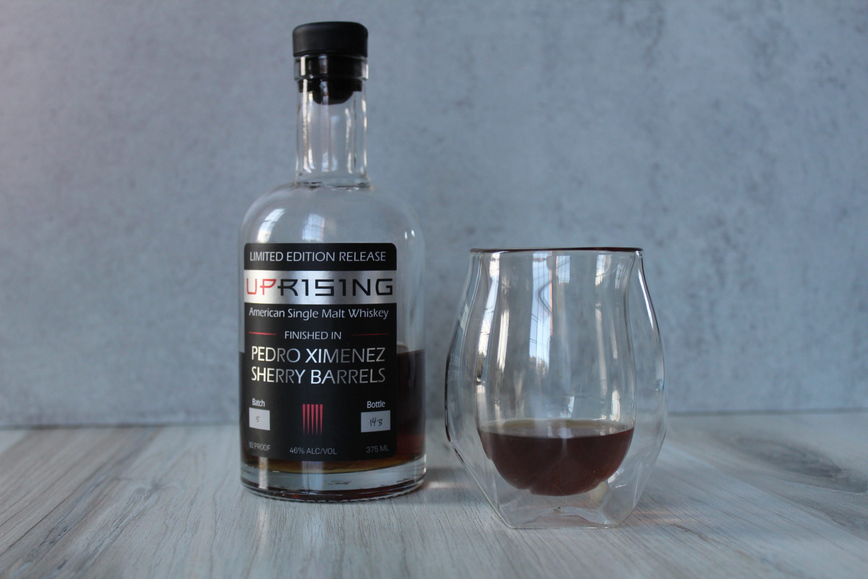 Norlan Whisky Glass with Sons of Liberty Single Malt Whiskey