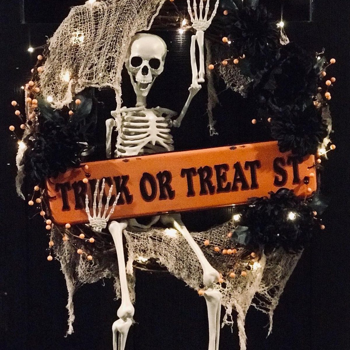 Bad To The Bone Wreath