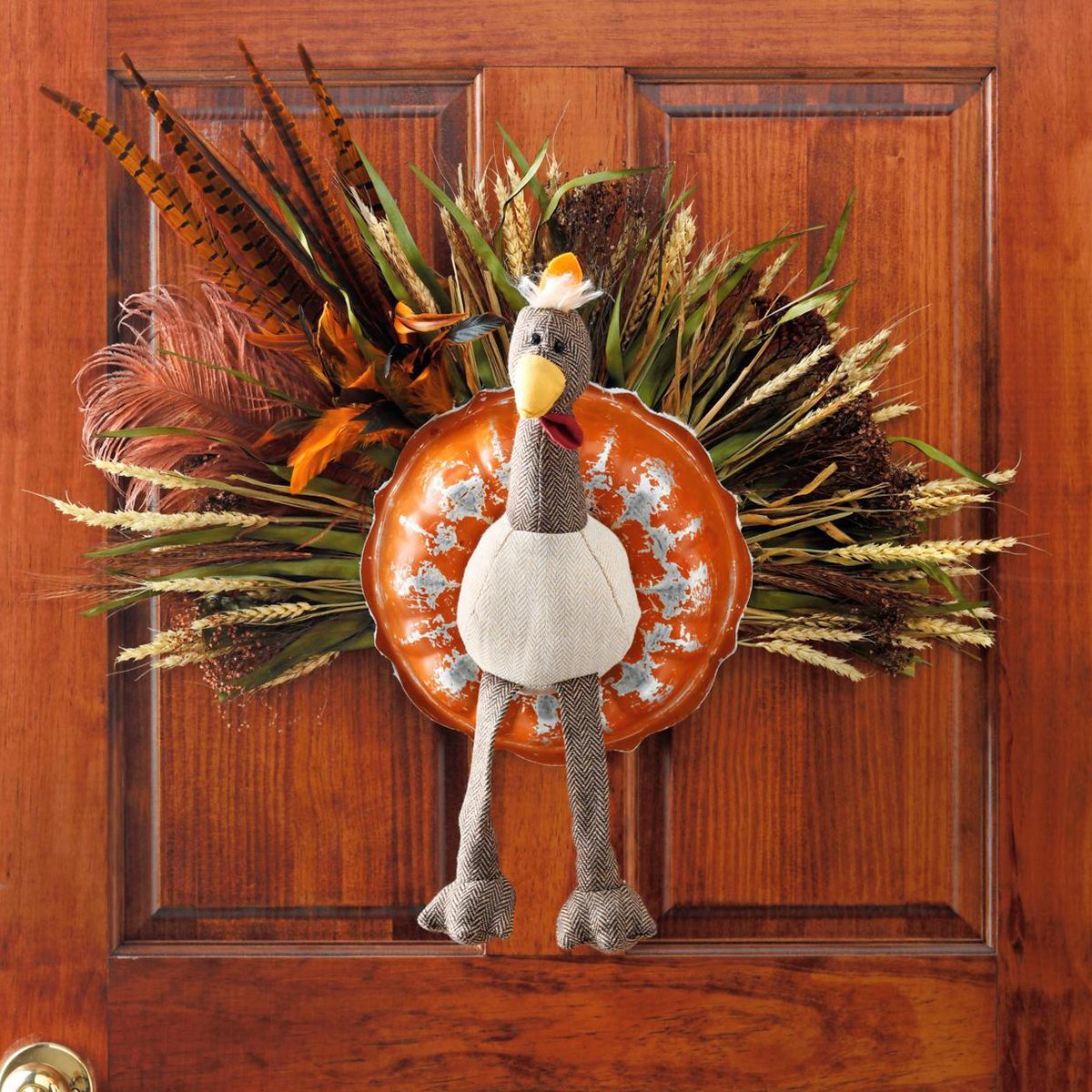 Bundt Pan Turkey Wreath