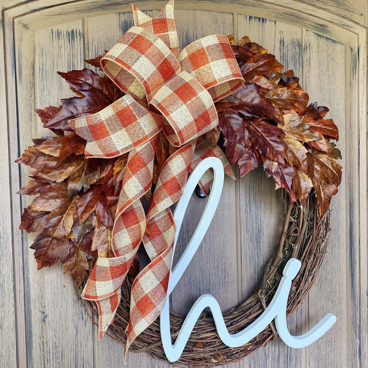 Farmhouse Autumn Wreath