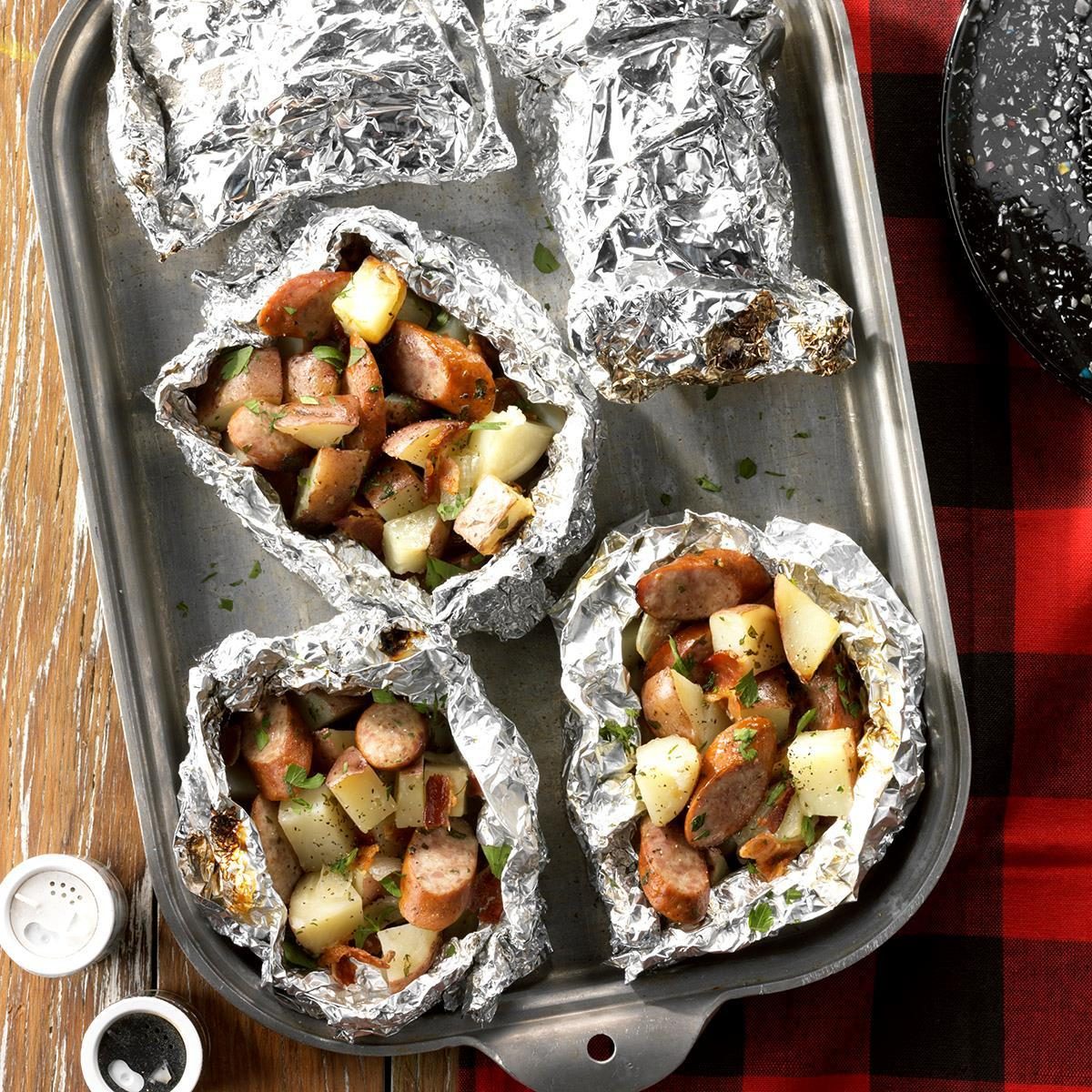 Sausage And Potato Campfire Packets Sausage And Potato Campfire Packets