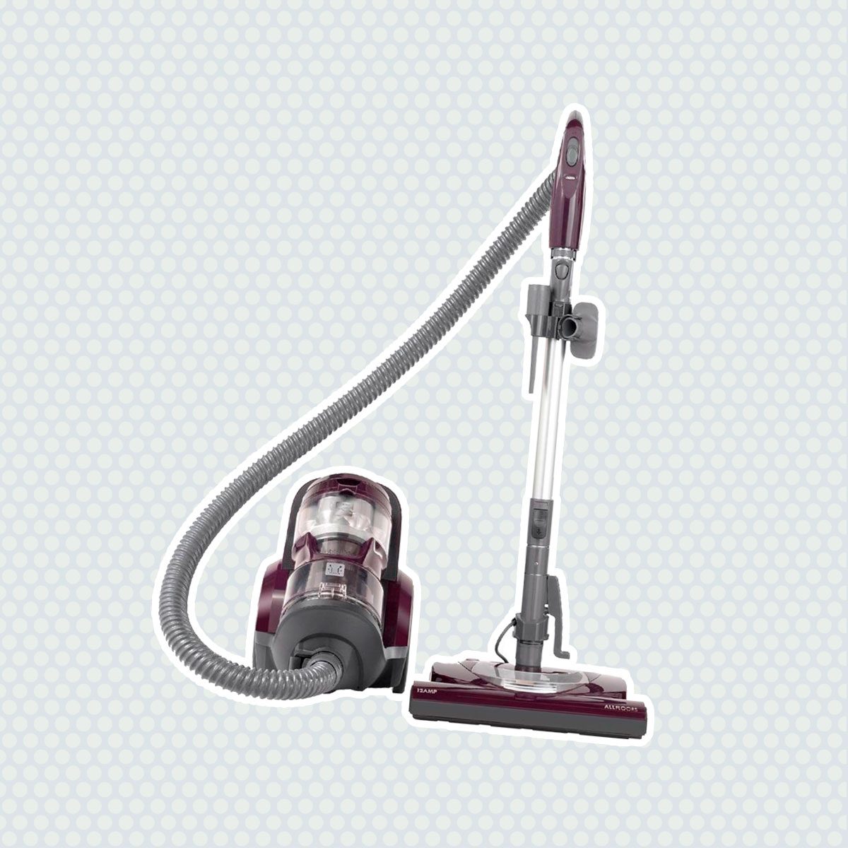 Kenmore 22614 Pet Friendly Lightweight Bagless Compact Canister Vacuum with Pet Powermate, HEPA, Extended Telescoping Wand, Retractable Cord and 2 Cleaning Tools-Purple