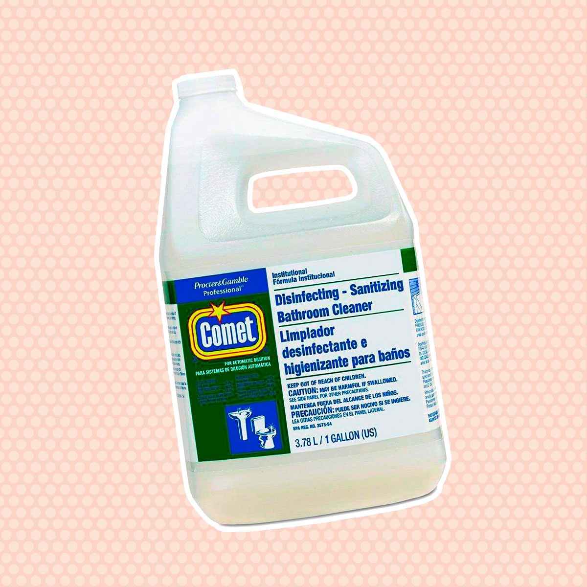 Comet 22570EA Disinfecting-Sanitizing Bathroom Cleaner, One Gallon Bottle