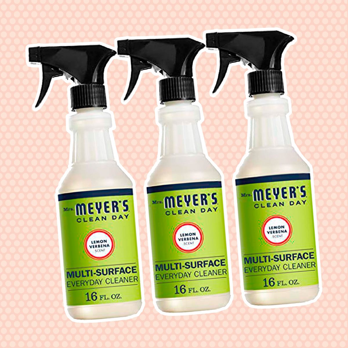 Mrs. Meyer's Clean Day Multi-Surface Everyday Cleaner, Lemon Verbena, 16 fl oz, 3 ct
