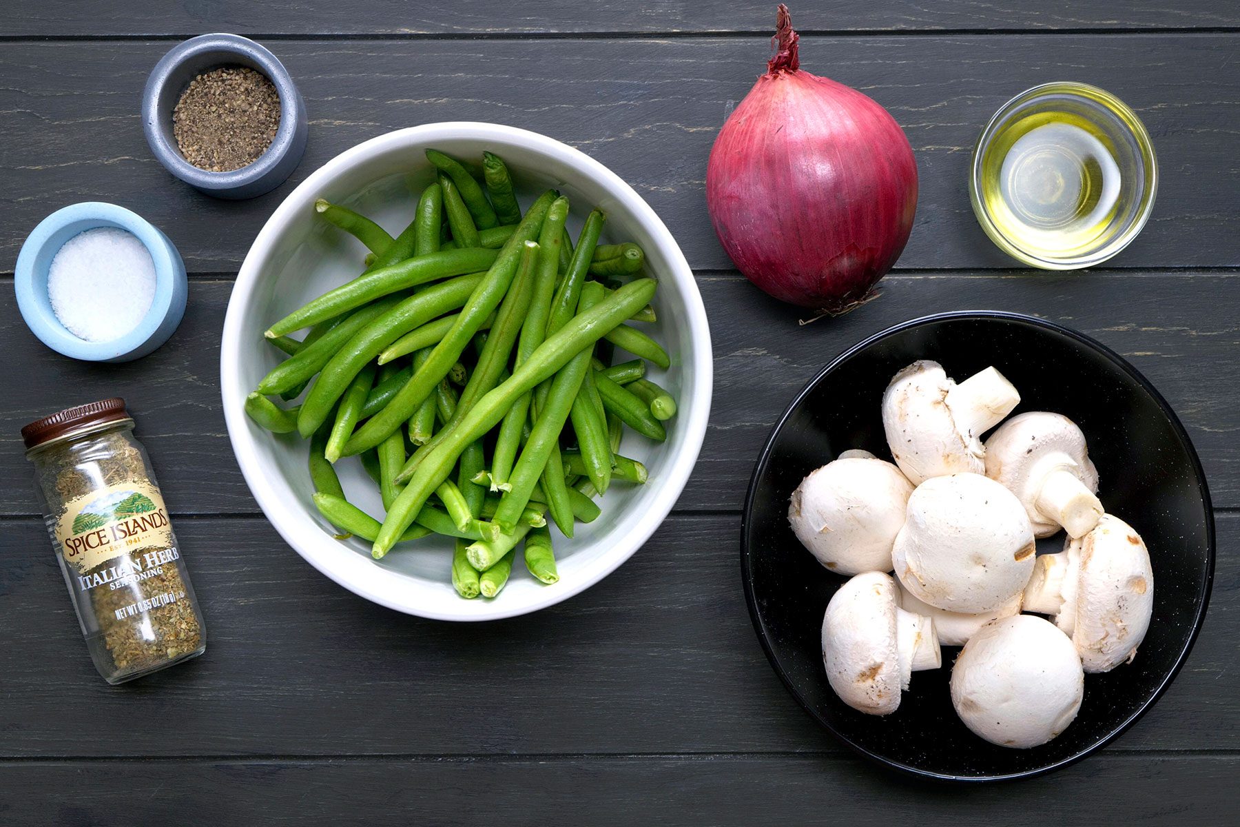 Air Fryer Roasted Green Beans Ingredients