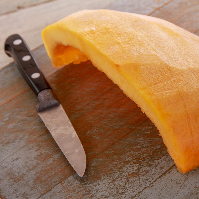 peeled pumpkin shell; Shutterstock ID 1128928226; Job (TFH, TOH, RD, BNB, CWM, CM): TOH