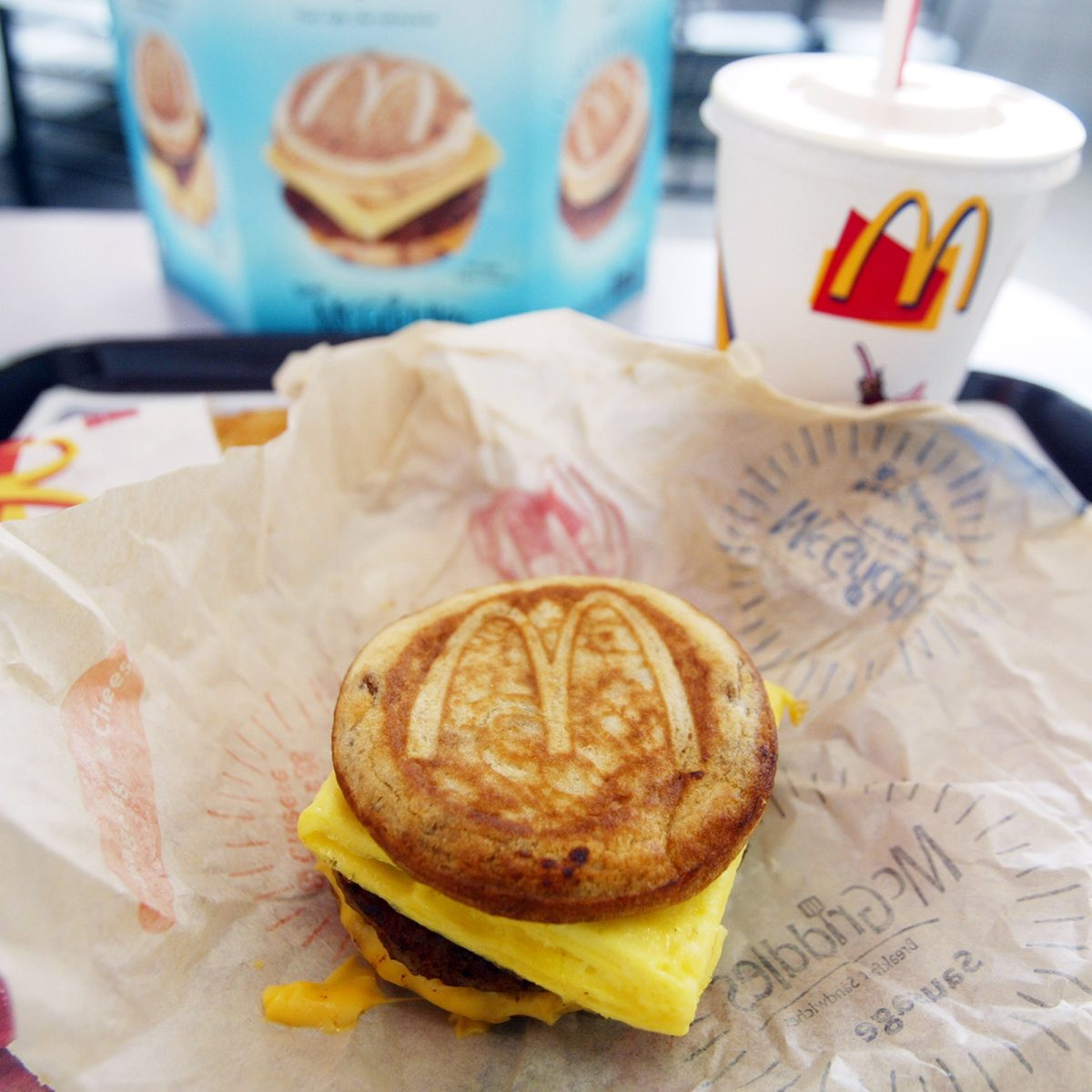 McDonald's breakfast sandwich