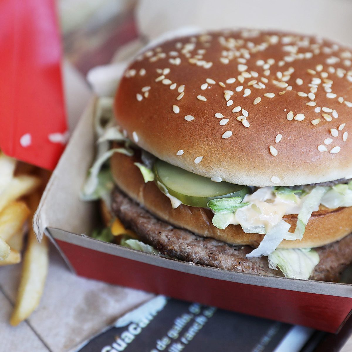 McDonald's burger