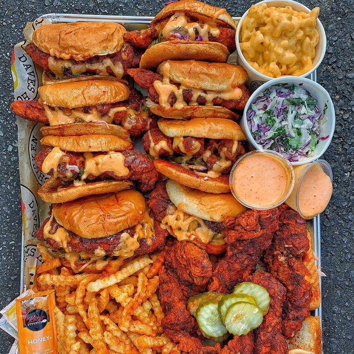 Dave's Hot Chicken combo meal