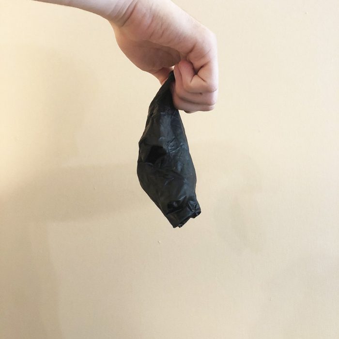Step 5 of removing gloves