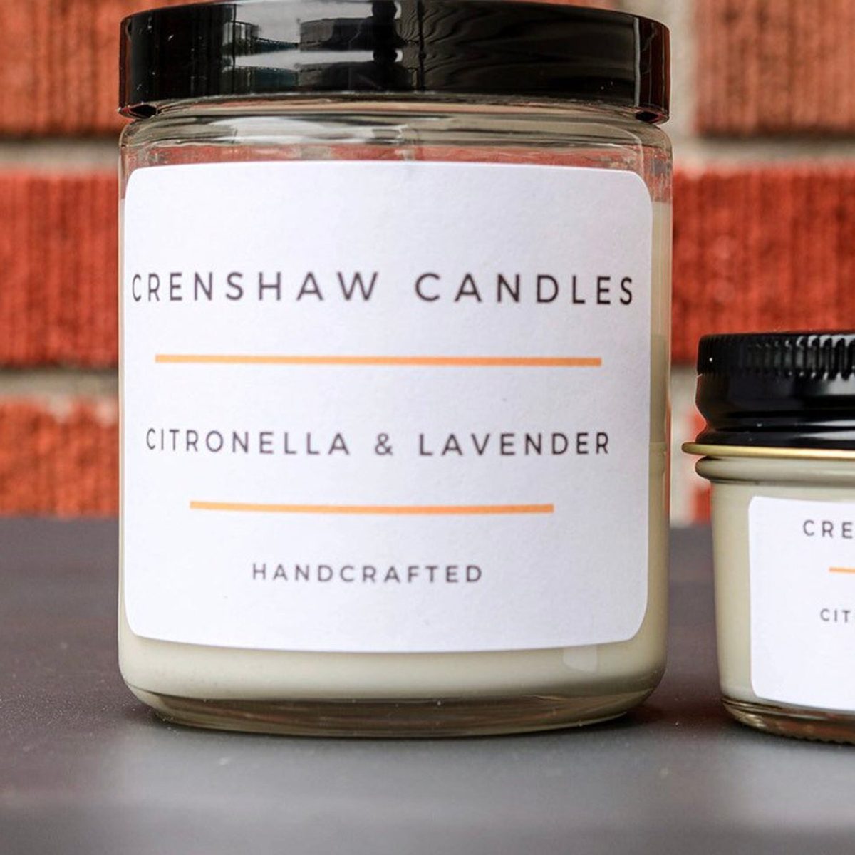 Citronella & Lavender Keep those pesky mosquitoes away.